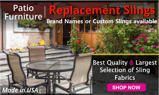 Replacement Slings Fabrics Patio Chairs