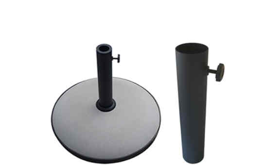 umbrella bases and poles